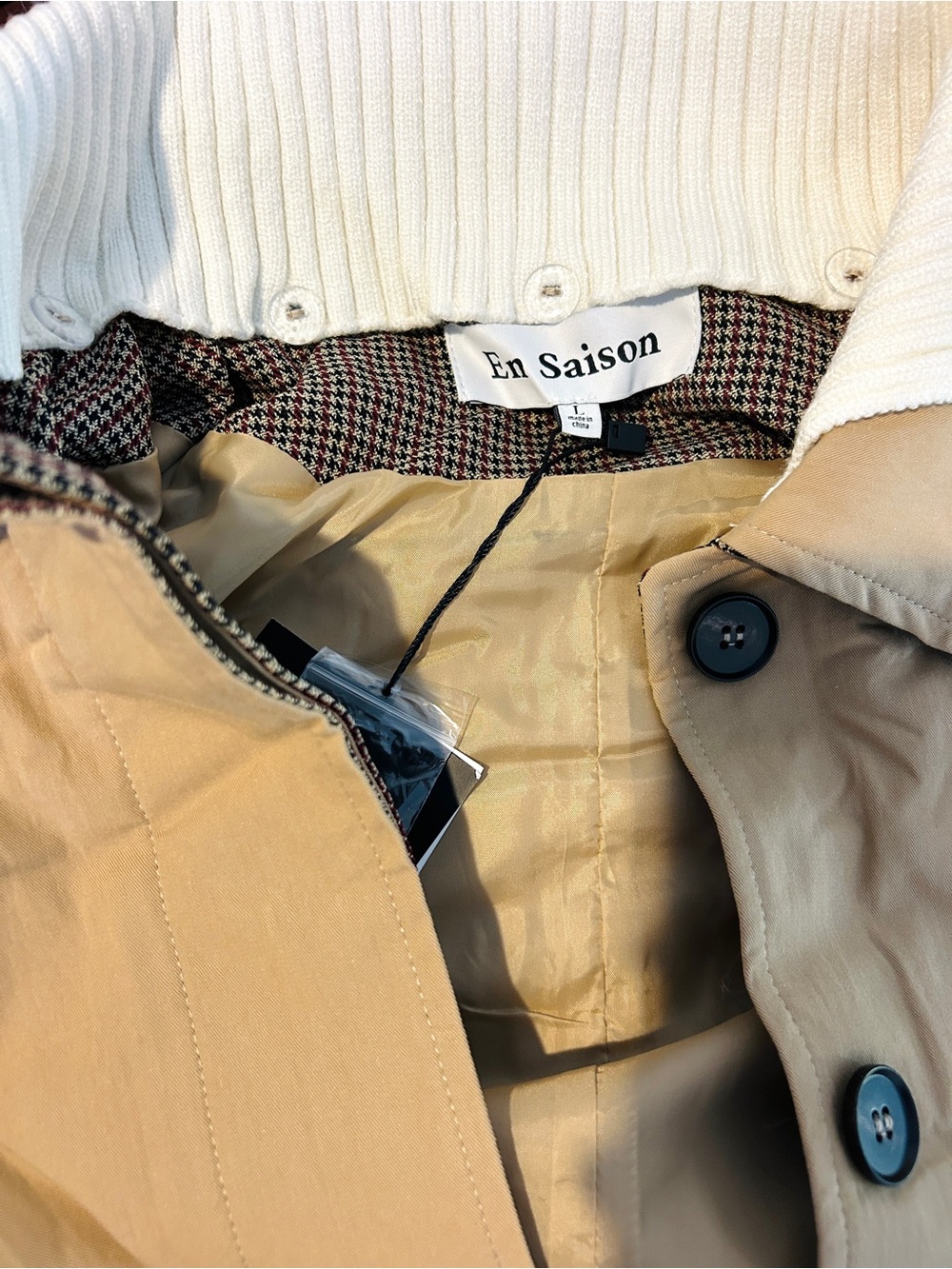 Tuckernuck EN SAISON marleigh long car coat NWT
